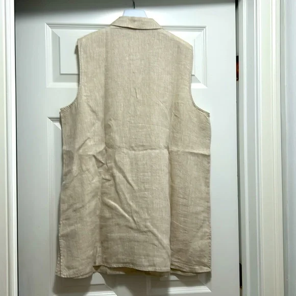 Coldwater Creek, 100% Linen shirt, Size XL - Picture 2 of 4